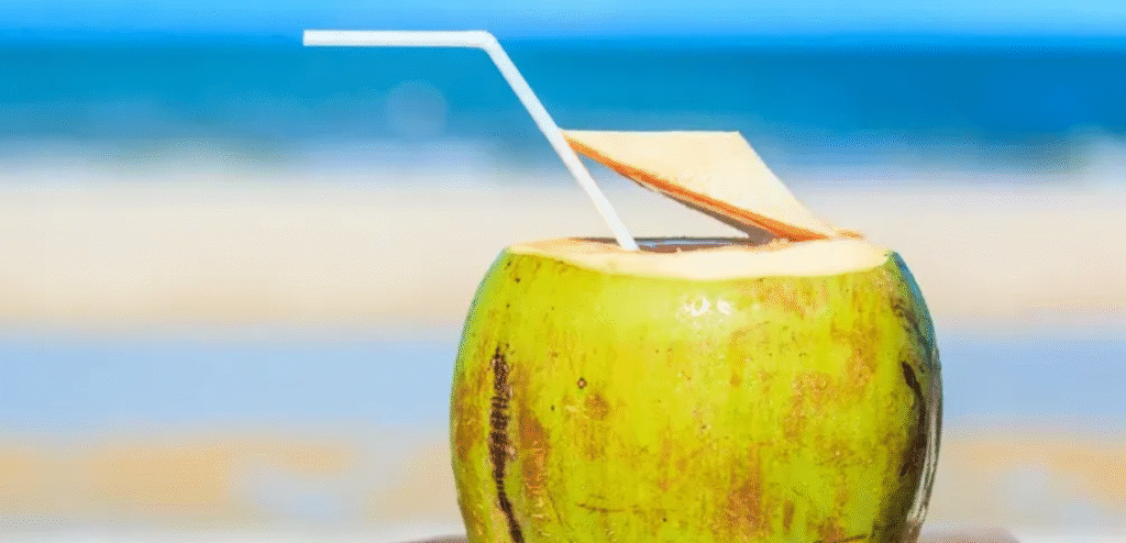 Coconut Water is one of the foods to stay hydrated in summer