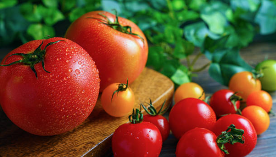 Tomatoes is one of the foods to stay hydrated in summer