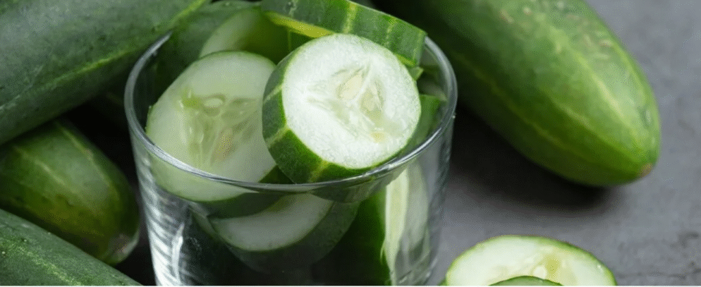 Cucumber is one of the foods to stay hydrated in summer